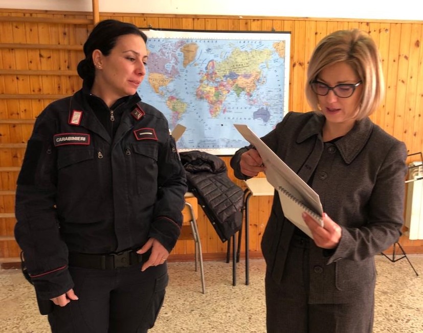 I Carabinieri Forestali incontrano gli alunni dell’Istituto.